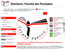 Tablet Screenshot of istanaagency.com